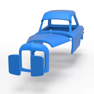 Shell of New Zealand Vintage Stock car Scale 1:25 - Model thumbnail 17