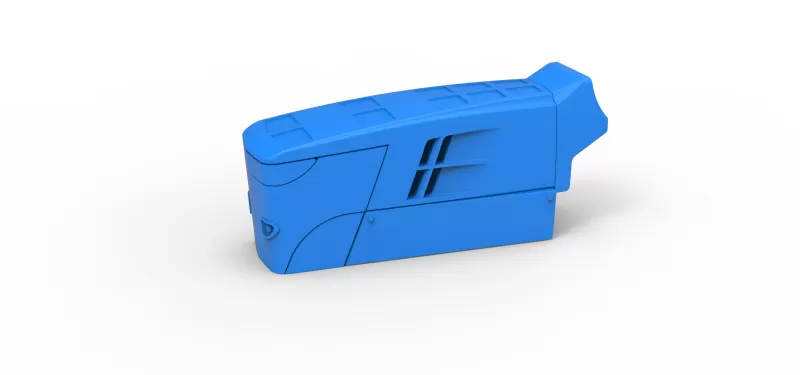 Hood of Pulling tractor Version 3 Scale 1:25 - Model preview 1