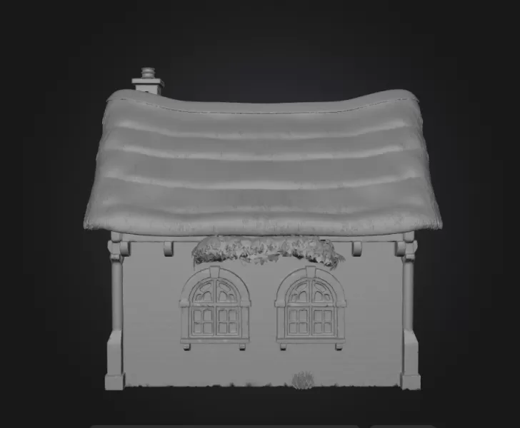Medieval House - Model preview 3