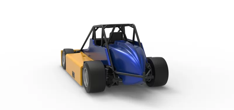 Experimental Pavement Silver Crown Car Version 2 Scale 1:25 - Model preview 14