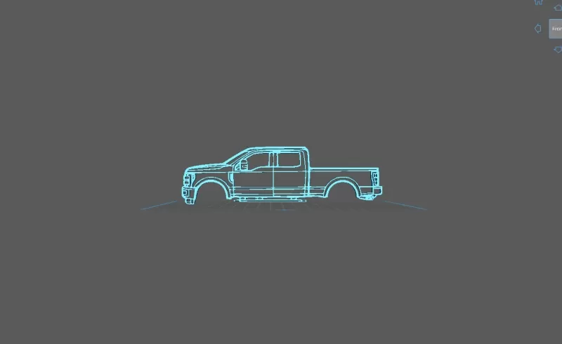 Ford - F 250 Super Duty Wall Art - Model preview 1