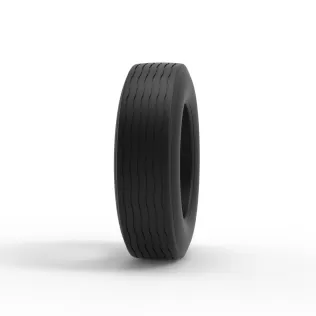 Front tire of Vintage Champ car Version 2 Scale 1:25 - Model thumbnail 3