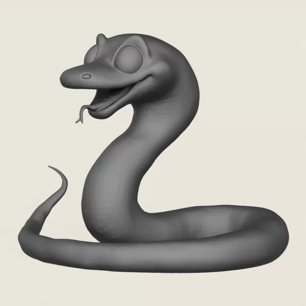 Snake Toy Print Ready 3D Model - Model preview 1