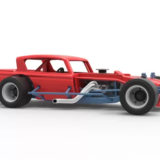 Vintage Asphalt Modified stock car V9 Scale 1:25 - Model thumbnail 25