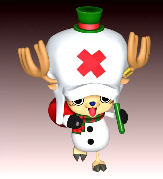Tony Tony Chopper XMas - Model preview 5