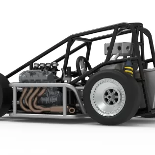 Three Quarter Midget Base Scale 1:25 - Model thumbnail 13