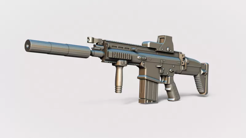 FN SCAR #RoZ - Model preview 1