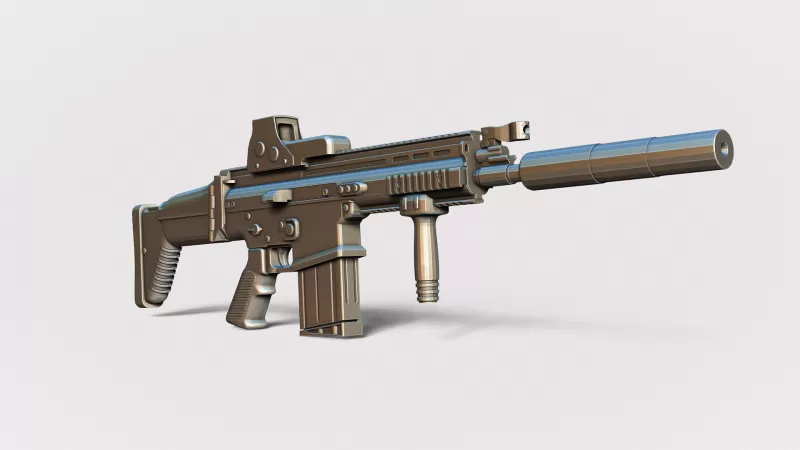 FN SCAR #RoZ - Model preview 2