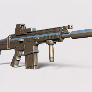 FN SCAR #RoZ - Model thumbnail 2