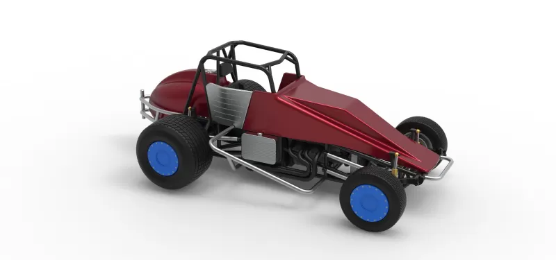 Vintage Dirt Silver Crown Car Scale 1:25 - Model preview 24