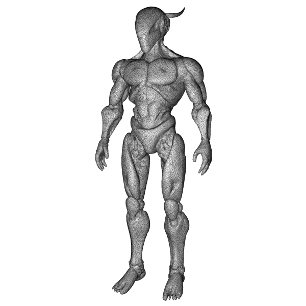 Mecha Heroes Pack – 9 High-Poly Kitbash Characters - Model preview 3