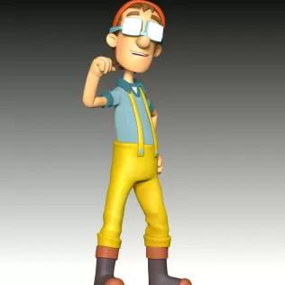 Captain Turbot Fan Art - Model thumbnail 4