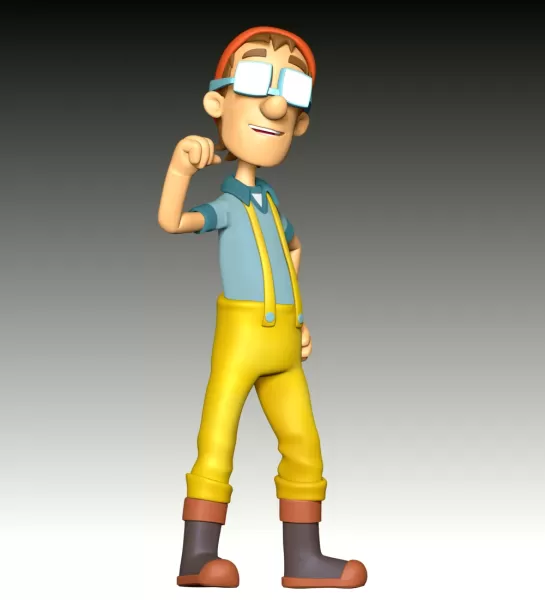 Captain Turbot Fan Art - Model preview 4