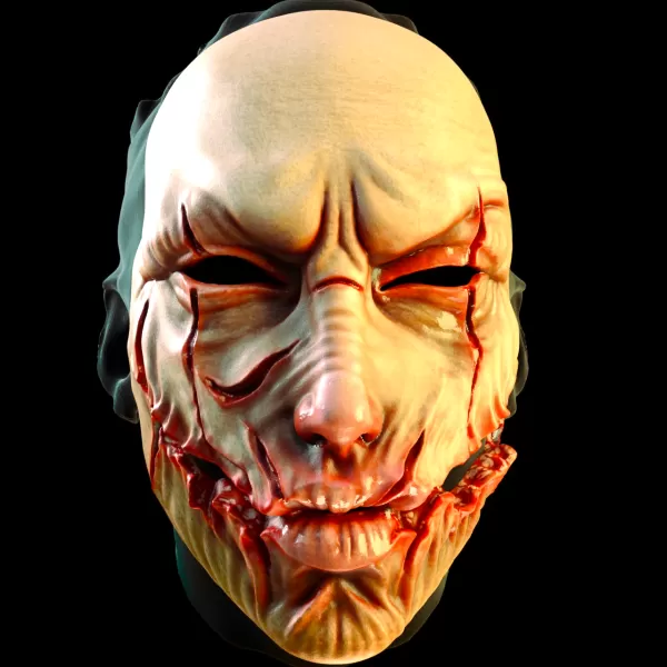 butcher's smile mask - Model preview 1