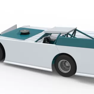 Wedge Dirt Late model Scale 1:25 - Model thumbnail 12