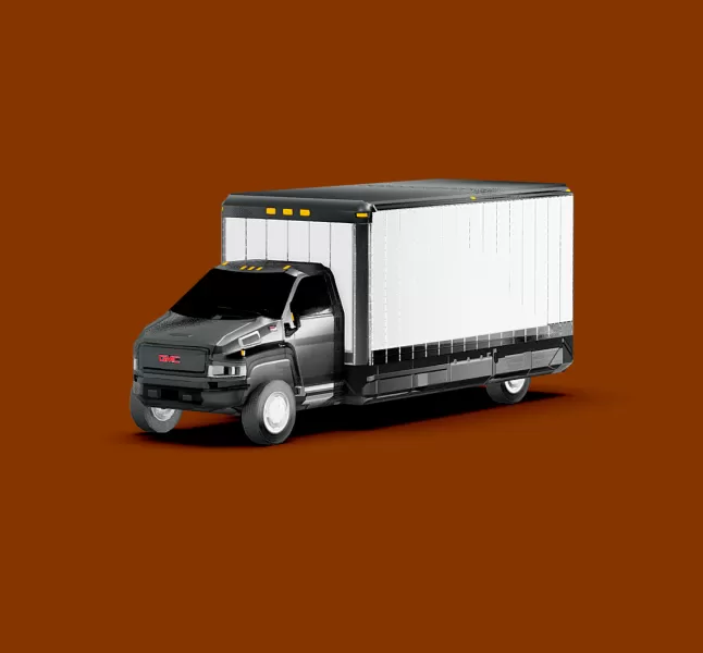 350 low poly vehicle - Model preview 1