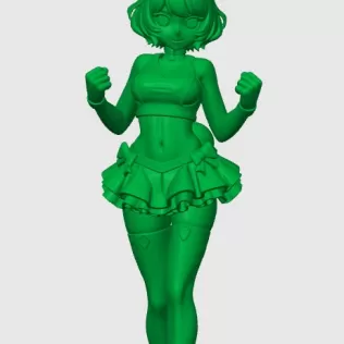 Modelo de chica coneja kemonomimi - Model thumbnail 2