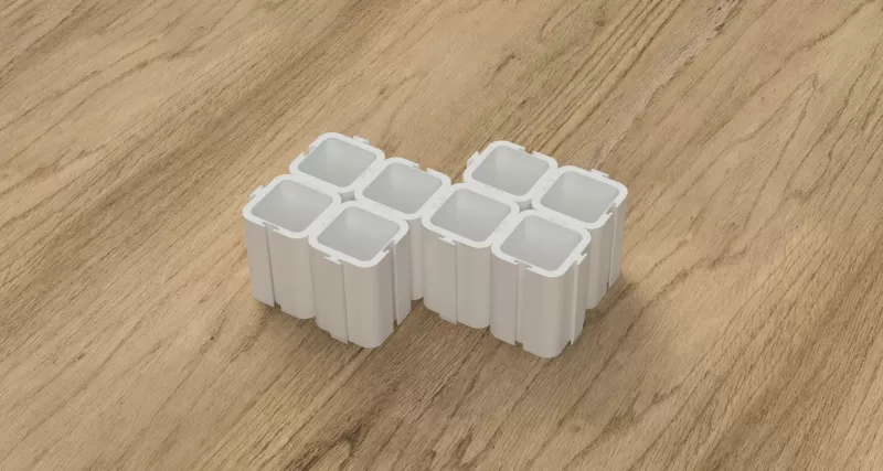 EIDOS - Modular Desk Organizer - Model preview 3