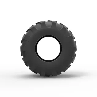 Tractor tire 36 Scale 1:25 - Model thumbnail 5