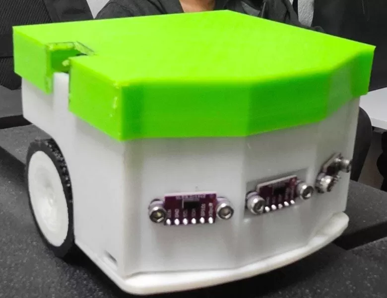 Competition Micromouse Robot – Champion Edition (ESP32 + TOF) - Model preview 3