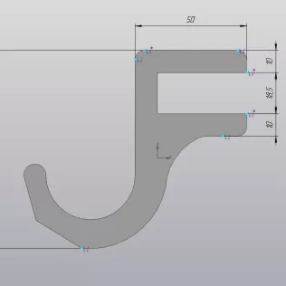Headphone Hook for Desk - Model thumbnail 4