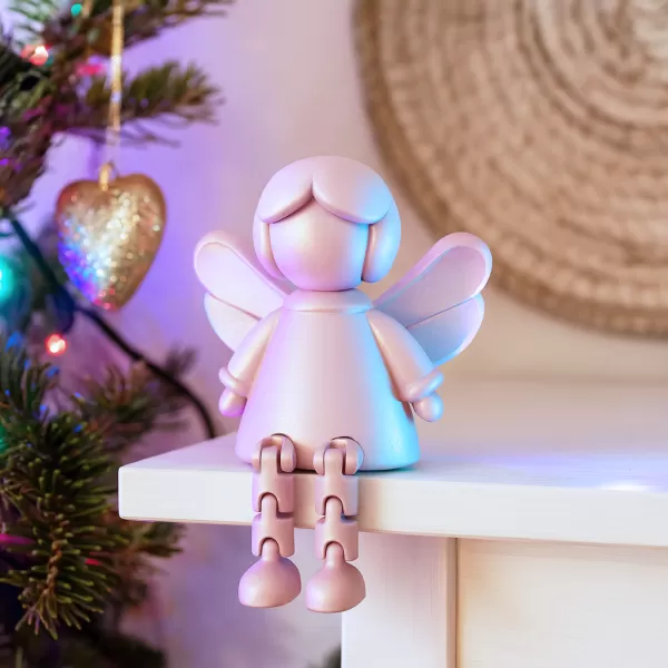 Flexi Angel Figure | Guardian Angel Christmas Decor - Model preview 6