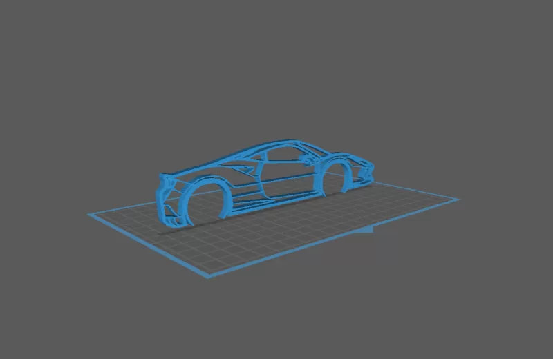 Ferrari - F8 Tributo Wall Art - Model preview 1