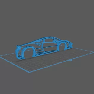 Ferrari - F8 Tributo Wall Art - Model thumbnail 1