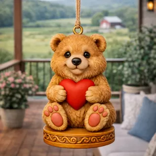 Bear with Heart (Decorative Figure)