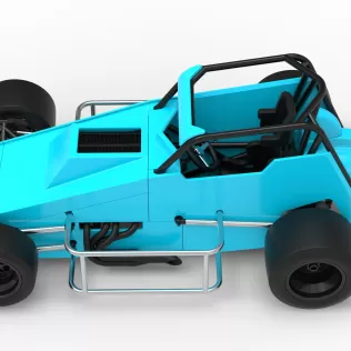 Pavement Sprint car Version 2 Scale 1:25 - Model thumbnail 10