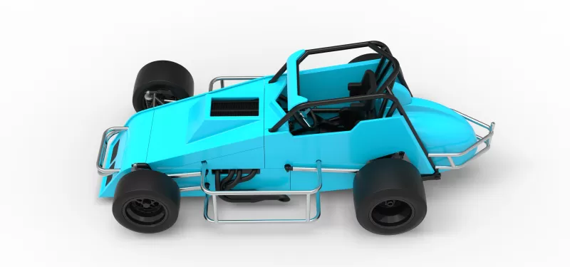 Pavement Sprint car Version 2 Scale 1:25 - Model preview 10