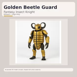 Creature Forge Pack – Fantasy & Sci-Fi Creature Collection - Model thumbnail 4