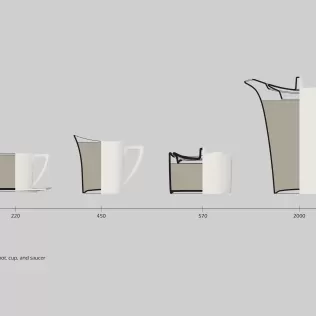 Porcelain Tea Set - Model thumbnail 2