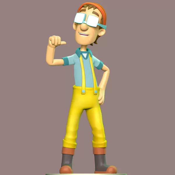 Captain Turbot Fan Art - Model preview 1