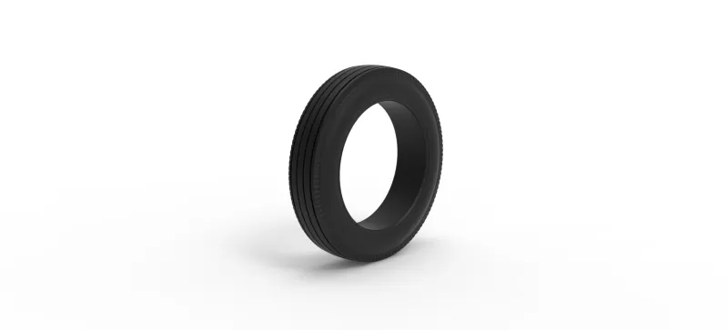 Vintage dirt tire Version 1 Scale 1:25 - Model preview 2