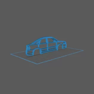 Audi - RS4 B5 2001 Wall Art