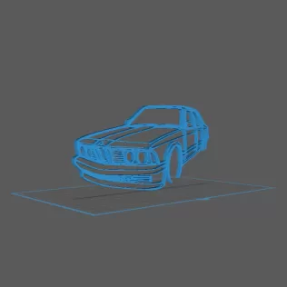 BMW - E23 Wall Art - Model thumbnail 1