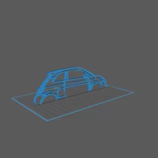 Fiat - 500 - 695 Wall Art - Model thumbnail 1
