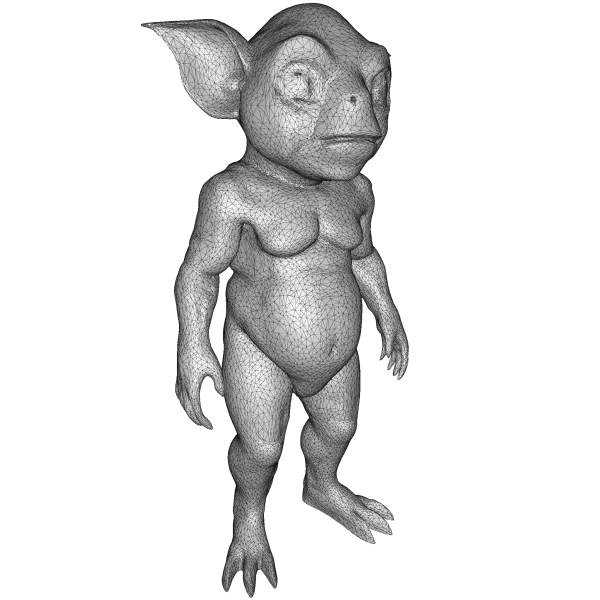 Odd Creatures Collection – Cute Creepy Kitbash High-Poly Monster - Model preview 3