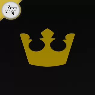 Simple Crown Symbol - 2D Art