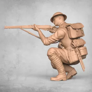 Soldier Fire Sitting Position - Model thumbnail 5