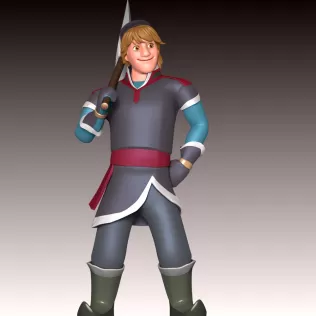 Kristoff Frozen - Model thumbnail 4