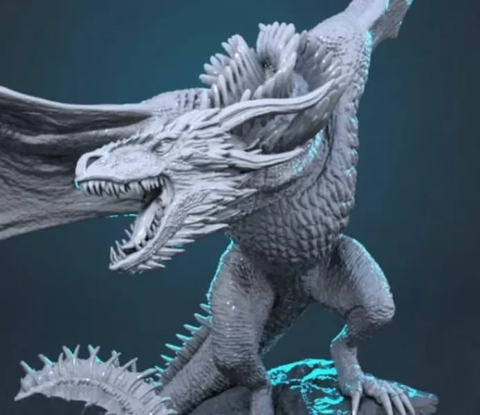 Serre-livres Dragon 3D - Décoration Bibliothèque Ou Bureau - Style Fantaisie Et Halloween