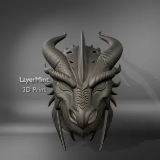 Dragon Warrior Helmet - Model thumbnail 1