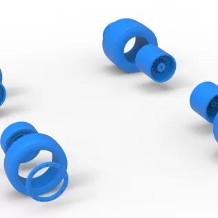 Wheel Set of Vintage Pavement Silver Crown Car Scale 1:25 - Model thumbnail 11