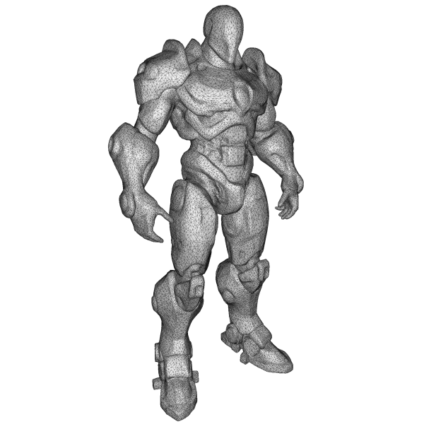 Emberforge Guardians — High-Poly Kitbash Character Pack (10 Mode - Model preview 3
