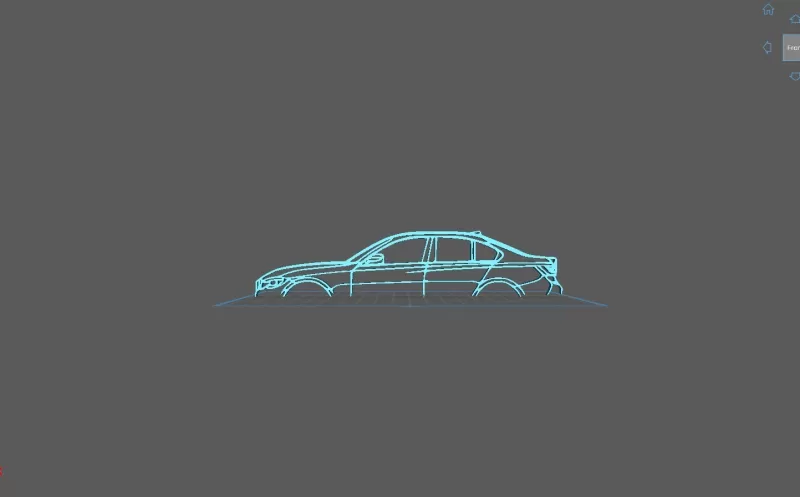 BMW - G20 M340 Wall Art - Model preview 1