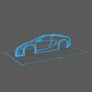 Audi - R8 Wall Art - Model thumbnail 1