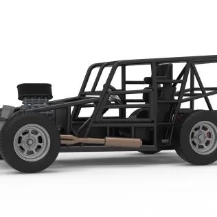 Dwarf car Base Scale 1:25 - Model thumbnail 2