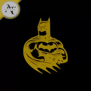 Batman - Superhero - Silhouette - 2D Wall Art Decor